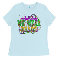 Baby Blue on tuesday we wear beads olivia Ladies Tee - OliviaCreatesArt