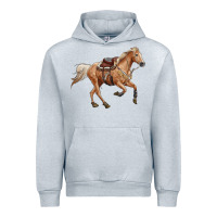 Heather Grey horse body Urban Hoodie - RanaPortraitStore