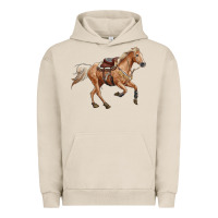 Pigment French Oak horse body Urban Hoodie - RanaPortraitStore