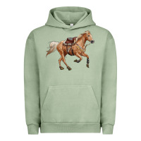 Pigment Oil Green horse body Urban Hoodie - RanaPortraitStore