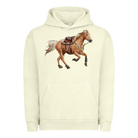 Pigment Pistachio horse body Urban Hoodie - RanaPortraitStore