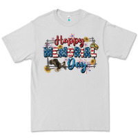 Dove Grey Happy memorial day 4th of july Premium Tee - CowGirlArtShop
