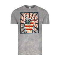 Cloud Rock Freedom rock hand Vintage Tee - FaDigitalArtStudio