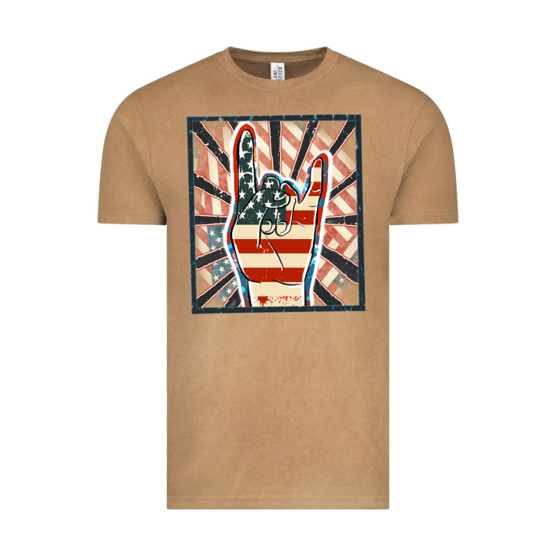 Freedom Rock Hand Vintage Tee by FaDigitalArtStudio | Teevron