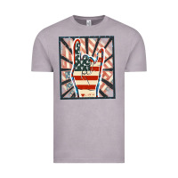 Vintage Zinc Freedom rock hand Vintage Tee - FaDigitalArtStudio