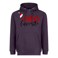 Plum Santa's Favorite Ho Heavyweight Hoodie - DesigneFamous