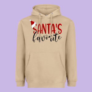 Santa's Favorite Ho Heavyweight Hoodie Designed By Designefamous