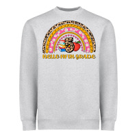 Heather Grey back to school rainbow hello fifth grade Heavyweight Sweatshirt - AdoDesignShop