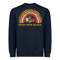 Navy back to school rainbow hello fifth grade Heavyweight Sweatshirt - AdoDesignShop