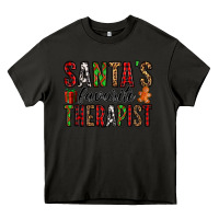 Asphalt santa's favorite therapist Heavy Core Tee - Jasminsmagicworld