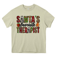 Mossy santa's favorite therapist Heavy Core Tee - Jasminsmagicworld