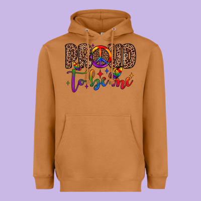 Proud To Be Me Heavyweight Hoodie Designed By Jahusdesignshop