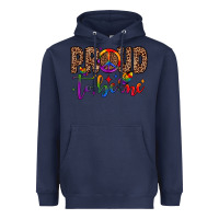 Navy proud to be me Heavyweight Hoodie - JahusDesignShop