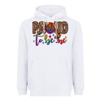 White proud to be me Heavyweight Hoodie - JahusDesignShop