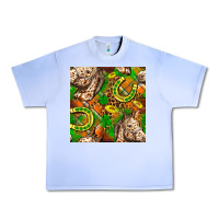 Grape Ice St. Patrick's Day Horse With Horseshoes Seamless Urban Heavy Tee - FaDigitalArtStudio
