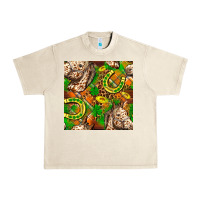 Sandshell St. Patrick's Day Horse With Horseshoes Seamless Urban Heavy Tee - FaDigitalArtStudio