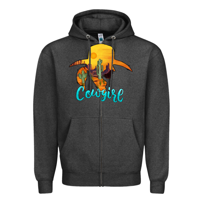 Cowgirl Western Zipper Hoodie by AdoDesignShop | Teevron