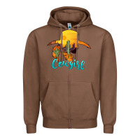 Chestnut cowgirl western Zipper Hoodie - AdoDesignShop