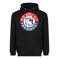 Black vintage 1960 kennedy for president Heavyweight Hoodie - DesigneFamous