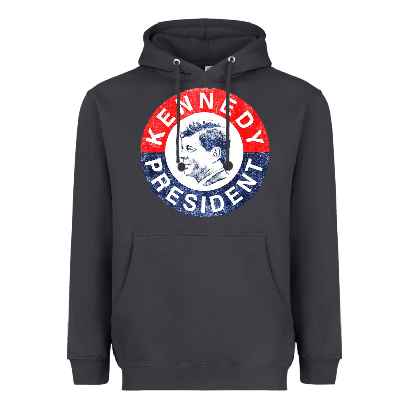 Vintage 1960 Kennedy For President Heavyweight Hoodie by DesigneFamous | Teevron