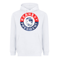 White vintage 1960 kennedy for president Heavyweight Hoodie - DesigneFamous