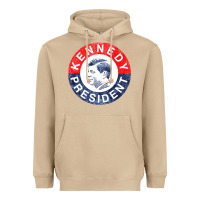 Mushroom vintage 1960 kennedy for president Heavyweight Hoodie - DesigneFamous