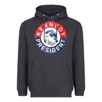 Vintage 1960 Kennedy For President Heavyweight Hoodie | Teevron
