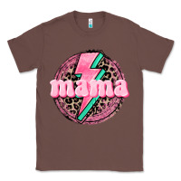 Chestnut Mama leopard background Mother's Day Classic Tee - CowGirlArtShop