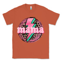 Copper Mama leopard background Mother's Day Classic Tee - CowGirlArtShop