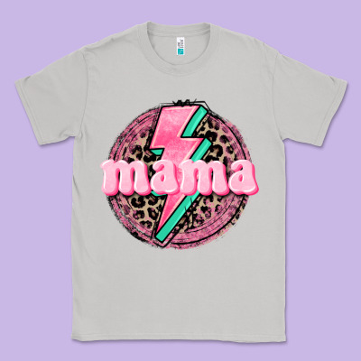 Mama Leopard Background Mother's Day Classic Tee Designed By Cowgirlartshop