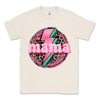 Natural Mama leopard background Mother's Day Classic Tee - CowGirlArtShop