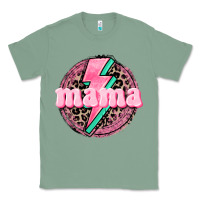 Sage Mama leopard background Mother's Day Classic Tee - CowGirlArtShop
