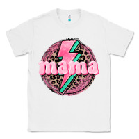 White Mama leopard background Mother's Day Classic Tee - CowGirlArtShop