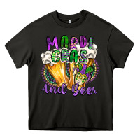 Asphalt mardi gras and beer Heavy Core Tee - CowGirlArtShop