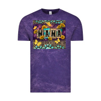 Cloud Purple Mama with sunflowers Vintage Tee - FaDigitalArtStudio