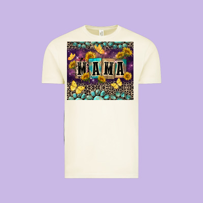 Mama With Sunflowers Vintage Tee Designed By Fadigitalartstudio
