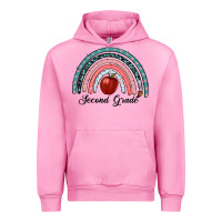 Fuchsia Pink second grade rainbow Urban Hoodie - RanaPortraitStore