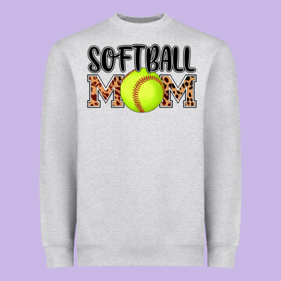 Softball Mom Heavyweight Sweatshirt Designed By Adodesignshop