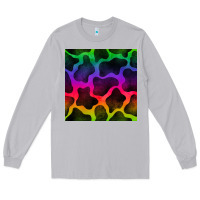 Moon Dust colorful cow seamless pattern Long Sleeve Tee - BundleAndBundleShop