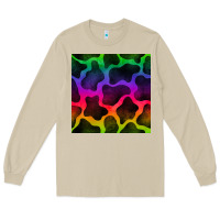 Mushroom colorful cow seamless pattern Long Sleeve Tee - BundleAndBundleShop