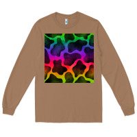 Toasted Coconut colorful cow seamless pattern Long Sleeve Tee - BundleAndBundleShop