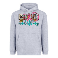 Heather Grey brave and strong Heavyweight Hoodie - JahusDesignShop
