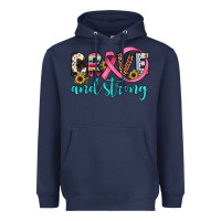 Navy brave and strong Heavyweight Hoodie - JahusDesignShop