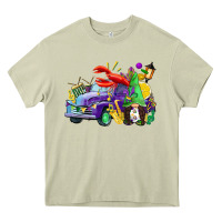 Mossy mardi gras gnome on the truck Heavy Core Tee - CowGirlArtShop