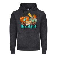 Vintage Black thankful pumpkins Vintage Hoodie - BundleAndBundleShop
