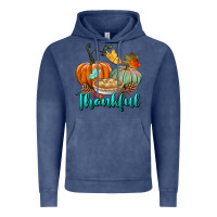 Vintage Denim thankful pumpkins Vintage Hoodie - BundleAndBundleShop
