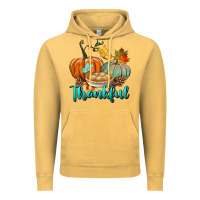 Vintage Mustard thankful pumpkins Vintage Hoodie - BundleAndBundleShop