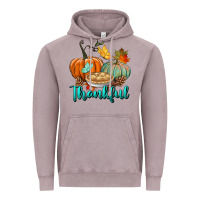 Vintage Zinc thankful pumpkins Vintage Hoodie - BundleAndBundleShop