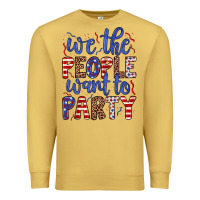 Antique Gold we the people want to party Premium Sweatshirt - JahusDesignShop