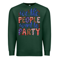 Sports Green we the people want to party Premium Sweatshirt - JahusDesignShop